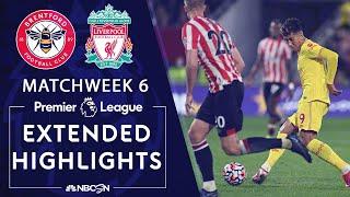 Brentford v. Liverpool | PREMIER LEAGUE HIGHLIGHTS | 9/25/2021 | NBC Sports