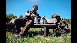 Ein Bushcrafter auf dem Hochrhöner Etappe 1 und 2