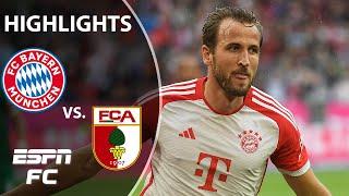 2️⃣ GOALS for Harry Kane  Bayern Munich vs. Augsburg | Bundesliga Highlights | ESPN FC