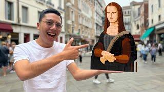 Reviewing the LEGO Mona Lisa IN ITALY!