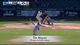 Tim Mayza, all the pitches on April week 1, MLB 2021