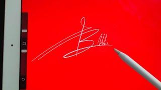 B - Creative signature design