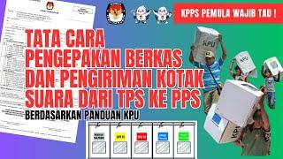 TATA CARA PENGIRIMAN KOTAK SUARA DAN AMPLOP DARI TPS KE PPS #pemilu2024 #kpps #kpps2024 #tps