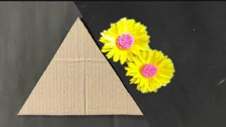 DIY Paper Flower Wall HANGING // DIY Paper Flower CRAFT // DIY Wall Hanging