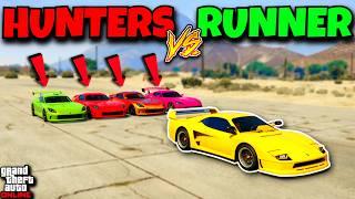 5 BANSHEE GTS vs TURISMO CLASSIC! GTA 5 Manhunt (HSW)