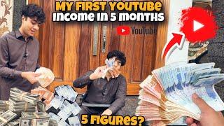 ALHAMDULLILAH MY FIRST YOUTUBE INCOME IS HERE - 5 MONTHS MAI YOUTUBE NAI MUJHY KITNE PAISAY DIYE?