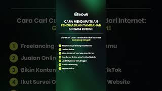 #induit #PenghasilanTambahan #KerjaOnline #CaraDapatUang #PenghasilanSampingan #KerjaDariRumah