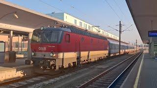 Abfahrt der 1144 268 und 1144 214 am IC503 Pyhrn-Priel in Linz Hbf am 6.3.2025