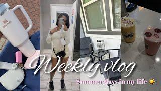 WEELY VLOG | Summer days in my life ️ | New tattoo + Shopping + Do hair with me