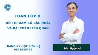 Đồ thị hàm số bậc nhất và bài toán liên quan - Toán 8 nâng cao - Thầy Trần Ngọc Hà