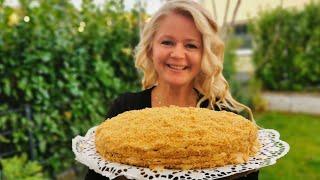 Honig-Torte zum verrückt werden lecker! Honigkuchen nach russischem Rezept