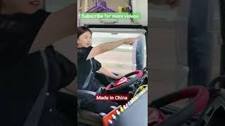 beautifull Chinese female semi truck driver #heavyequipment #beautiful