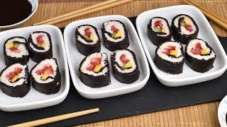 DESSERT SUSHI WITH FRESH FRUIT | Recipe |