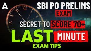 SBI PO PRELIMS Exam | Secret to score 70+ | Last Minute Exam Tips | By Prithivi Raj | Adda247 Tamil