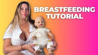 [4k] Breastfeeding Tutorial For New Mom #breastfeeding