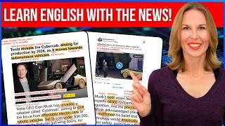 Learn English with the News | Tesla's SELF-DRIVING Taxi!