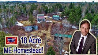 Simple Living Homestead | 18 Acres ME Home Land