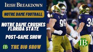 Notre Dame Post-Game - Irish Destroy Florida State