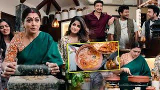 Kushboo Fish Making For Gopichand Telugu Food Scene | Telugu Movies | Kotha Cinema