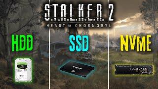 HDD vs SSD vs M.2 NVMe - S.T.A.L.K.E.R. 2: Heart of Chornobyl - SSD Required?