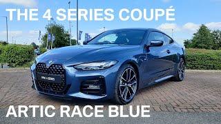 Stunning BMW 4 Series in Artic Race Blue.