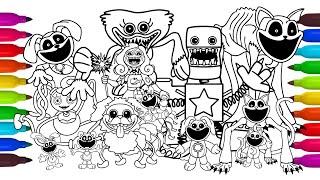 POPPY PLAYTIME Chapter 3 Coloring Pages / How to Color All New Bosses and Monsters #f111