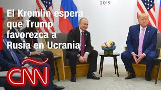 El Kremlin espera que Trump favorezca a Rusia sobre Ucrania