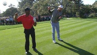 Justin Timberlake and Alfonso Ribeiro's dance off at AT&T Pebble Beach