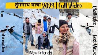 Full Video | Tungnath, Chandrashila Trek | Complete details | Chopta Winter Snow trek