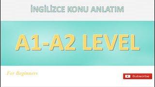 A1-A2 İNGİLİZCE TEK VİDEO'da ( 3 Aylık kurs 2 saat 15 dk )