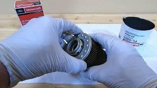Inside the Ford Motorcraft FL-500S Oil Filter from my F150 Raptor