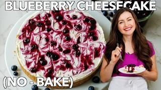 Easy No Bake Blueberry Cheesecake Recipe - Perfect Summer Dessert!
