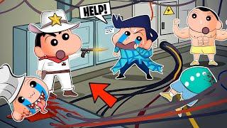 Sherrif Shinchan Killed Imposters and Neutrals In Super Sus  | Shinchan among us | Funny Game 