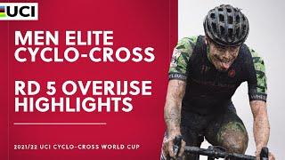 Round 5 - Men Elite Highlights | 2021/22 UCI CX World Cup - Overijse