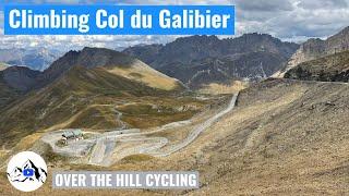 Climbing Col du Galibier