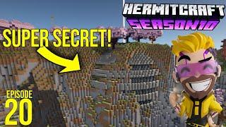 Super Secret Mountain Bunker! - Hermitcraft 10 | Ep 20