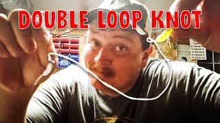 FASTEST DOUBLE LOOP KNOT RIG | How To Tie Fishing Knots | Fastest and Easiest Way