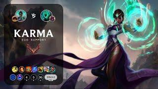 Karma Support vs Thresh - EUW Grandmaster Patch 13.5