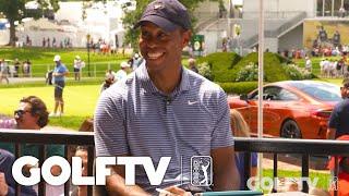 Tiger Woods plays 'Know Your Stats'