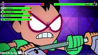 Teen Titans Go! To the Movies (2018) Final Battle with healthbars 1/2