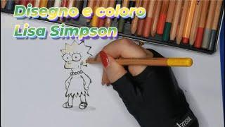 Disegno lisa simpson tutorial by Ary