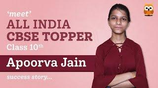 All India CBSE 10th Topper Apoorva Jain Interview - arihant's Padhaakoo