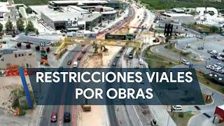 Restricciones viales por obras en la avenida Paseo de los Leones en Monterrey