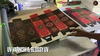 High Glossy UV Varnish - Printing Procedure