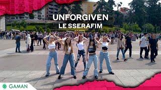 [KPOP IN PUBLIC SPAIN] LE SSERAFIM (르세라핌) - Unforgiven Dance Cover (One-Take) || By Gaman Crew