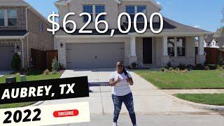 INSIDE A BEAUTIFUL DAVID WEEKLY HOUSE FOR SALE IN AUBREY TEXAS | NEAR DALLAS TEXAS | NEW HOME TOUR