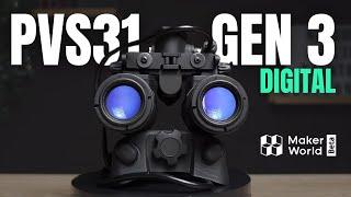 NEW AIRSOFT NVG PVS31 GEN3 Digitale #nightvision #airsoft