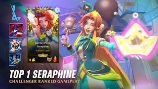 Wild Rift SERAPHINE - TOP 1 Garden Party Seraphine S14 Ranked Gameplay + Build