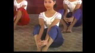 Robam Basic Yoga  culture Khmer 1986 | Yoga  របាំ​ ហាត់ មូលដ្ឋាន​ នៃ ក្បាច់ របាំ ១៩៨៦