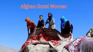 Rural Life Of Afghan Women In a Remot Village Jaghori  Daily Routine Village life in Afghanistan|